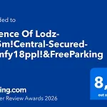 Essence Of Lodz-145m!central-secured-comfy18ppl!&freeparking Apartment Lodz