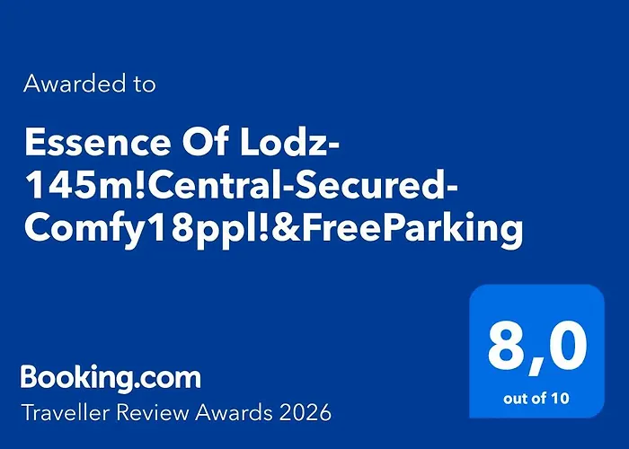 Essence Of Lodz-145m!central-secured-comfy18ppl!&freeparking Διαμέρισμα Λοτζ